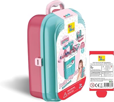 Ogi Mogi Toys Doktor Oyun Seti Eğitici 2’si 1 Arada Sırt Çantası