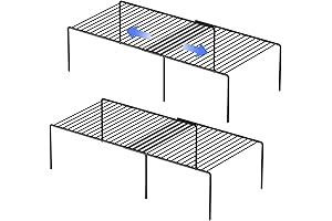 Redrubbit Expandable Metal Shoe Rack for Closet