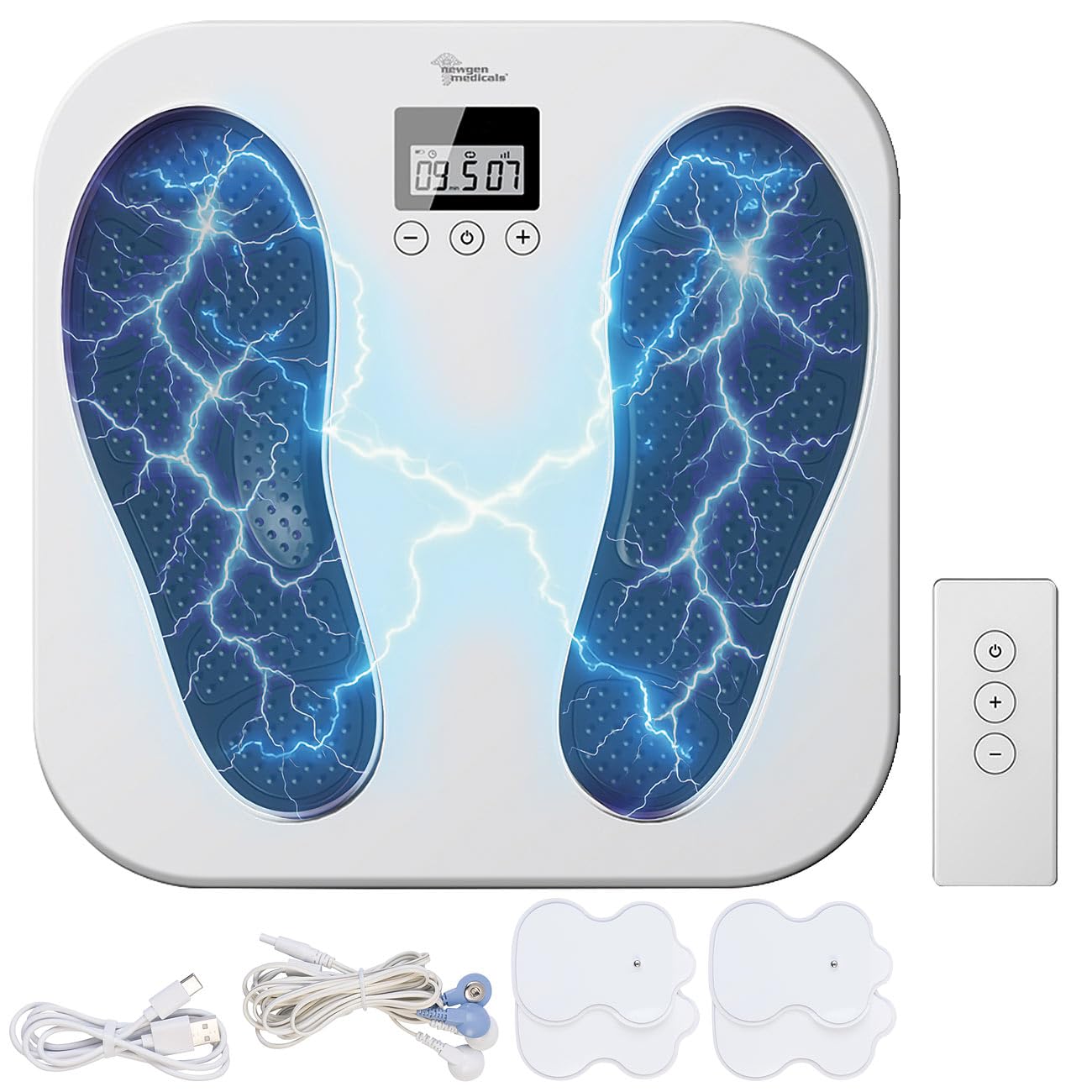 newgen medicals tens device: Stimolatore medico EMS e TENS per la circolazione, EM-285, 9 modalità di applicazione, 20 intensità (massaggiatore piedi EMS, antidolorifico per la schiena, elettrico)