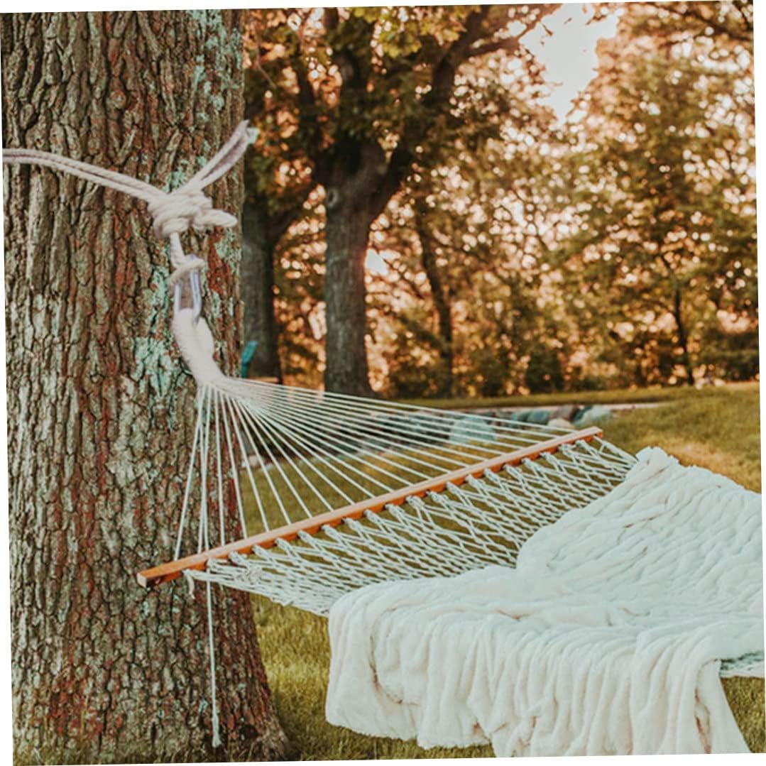 KUYYFDS Tree Swing Straps, Hammock Cotton Hanging Rope, Adjustable Swing Hooks Strap Garden Accessories 4m 9mm 2 Pcs Hanging Supplies : Patio, Lawn & Garden
