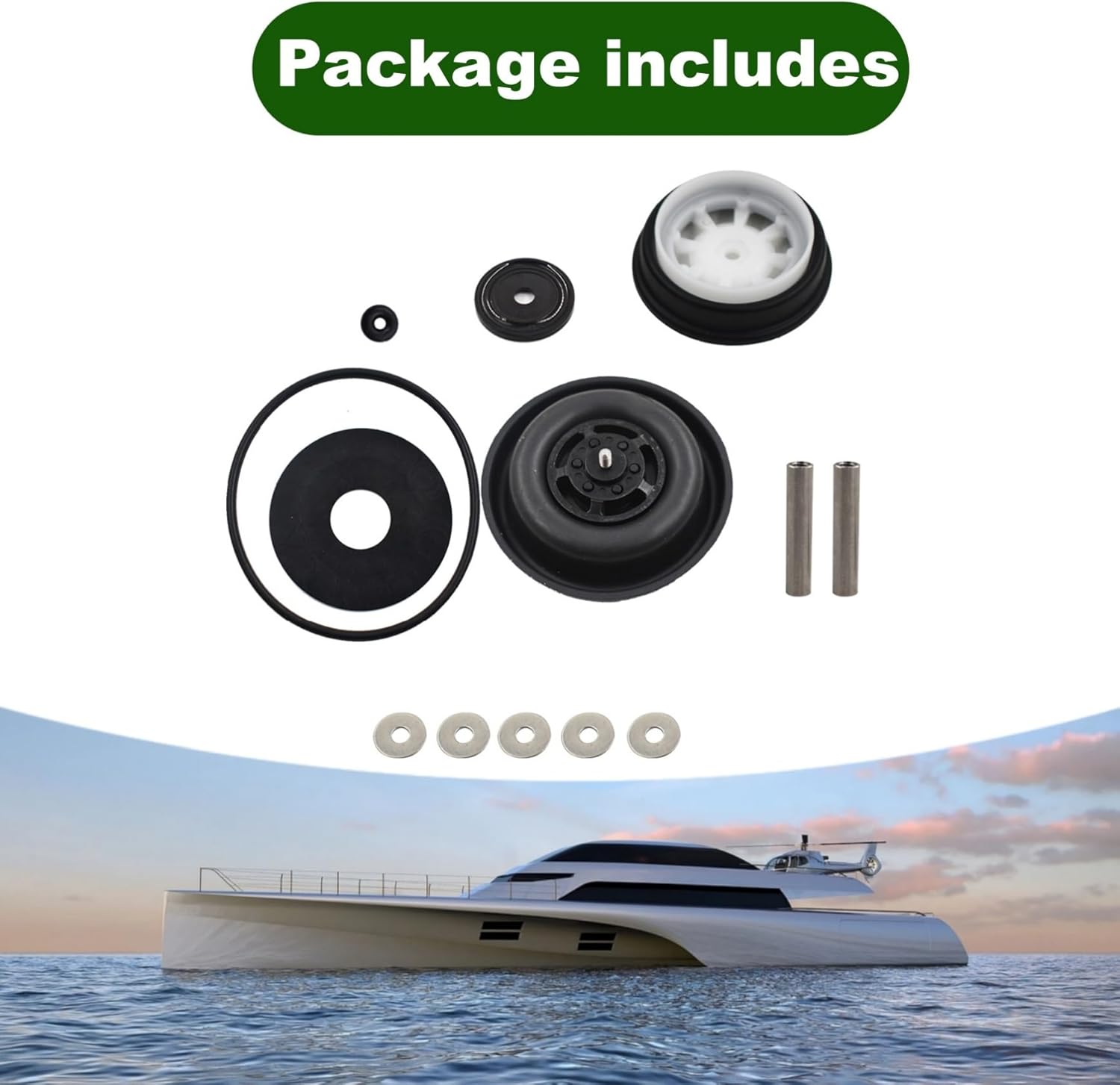 Fuel Pump Repair Kit Repair Package Replacement for OMC Johnson Evinrude VRO Outboard All Years/hp