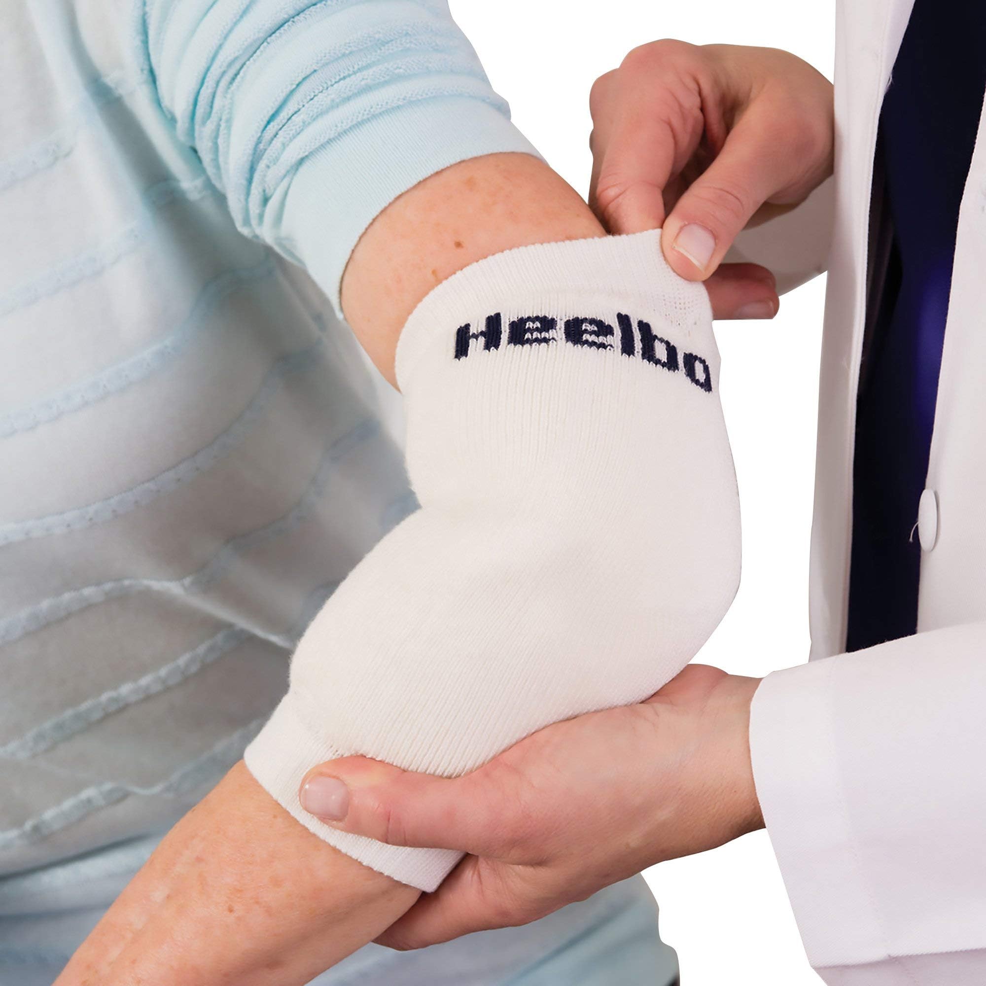 Heel / Elbow Protection Sleeve White Large Slip-On D 12039