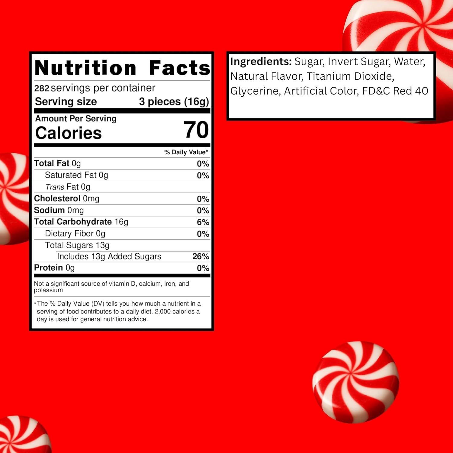 Starlight Peppermint Mints 10 lb Bag