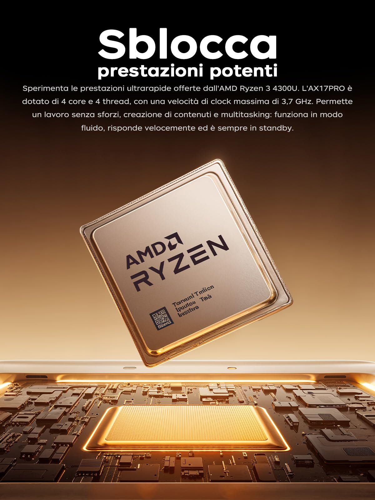 ACEMAGIC 2026 Notebook 17.3 Pollici 16 GB RAM SSD 512 GB - Dettaglio