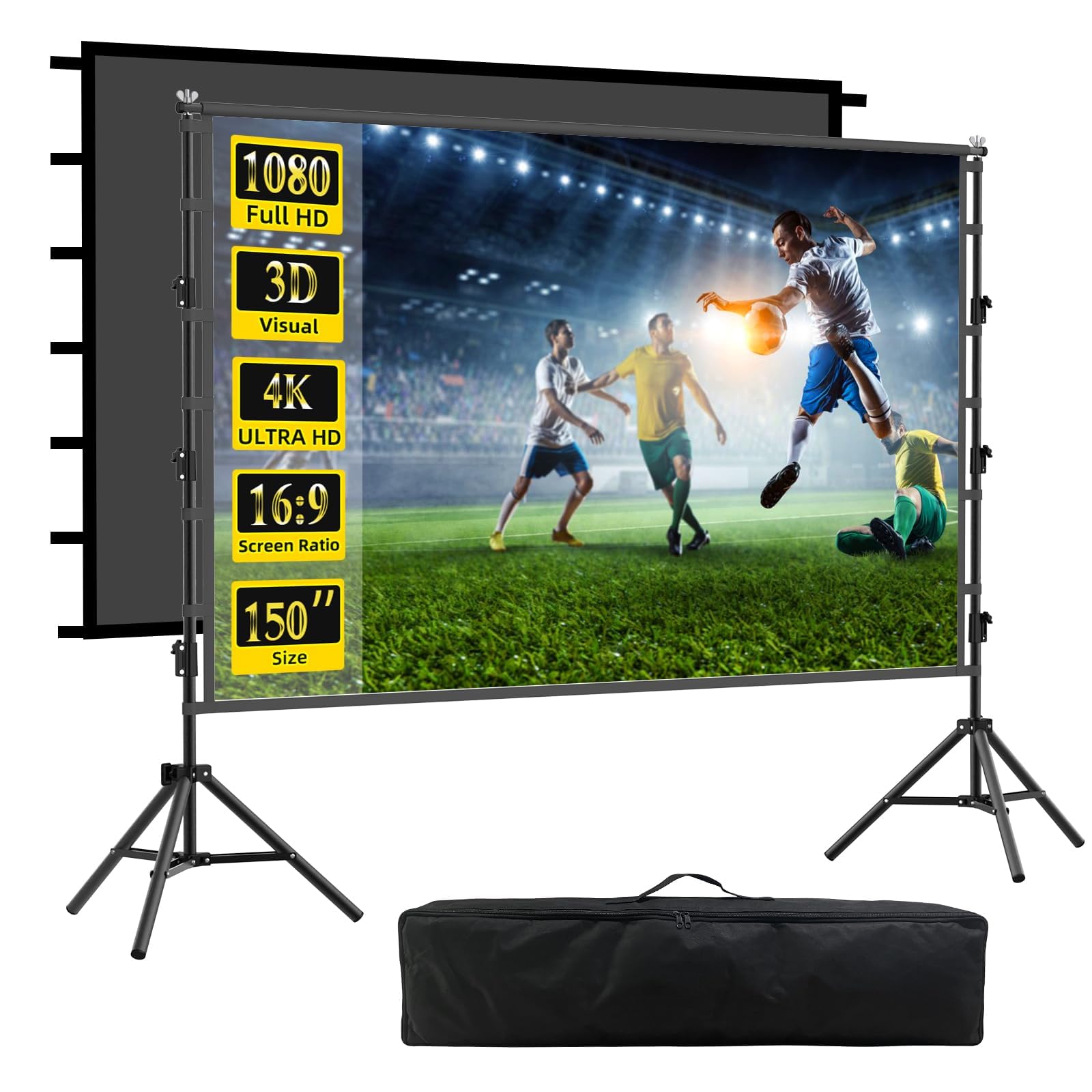 ULAYKDE 150 Inch Projector Screen