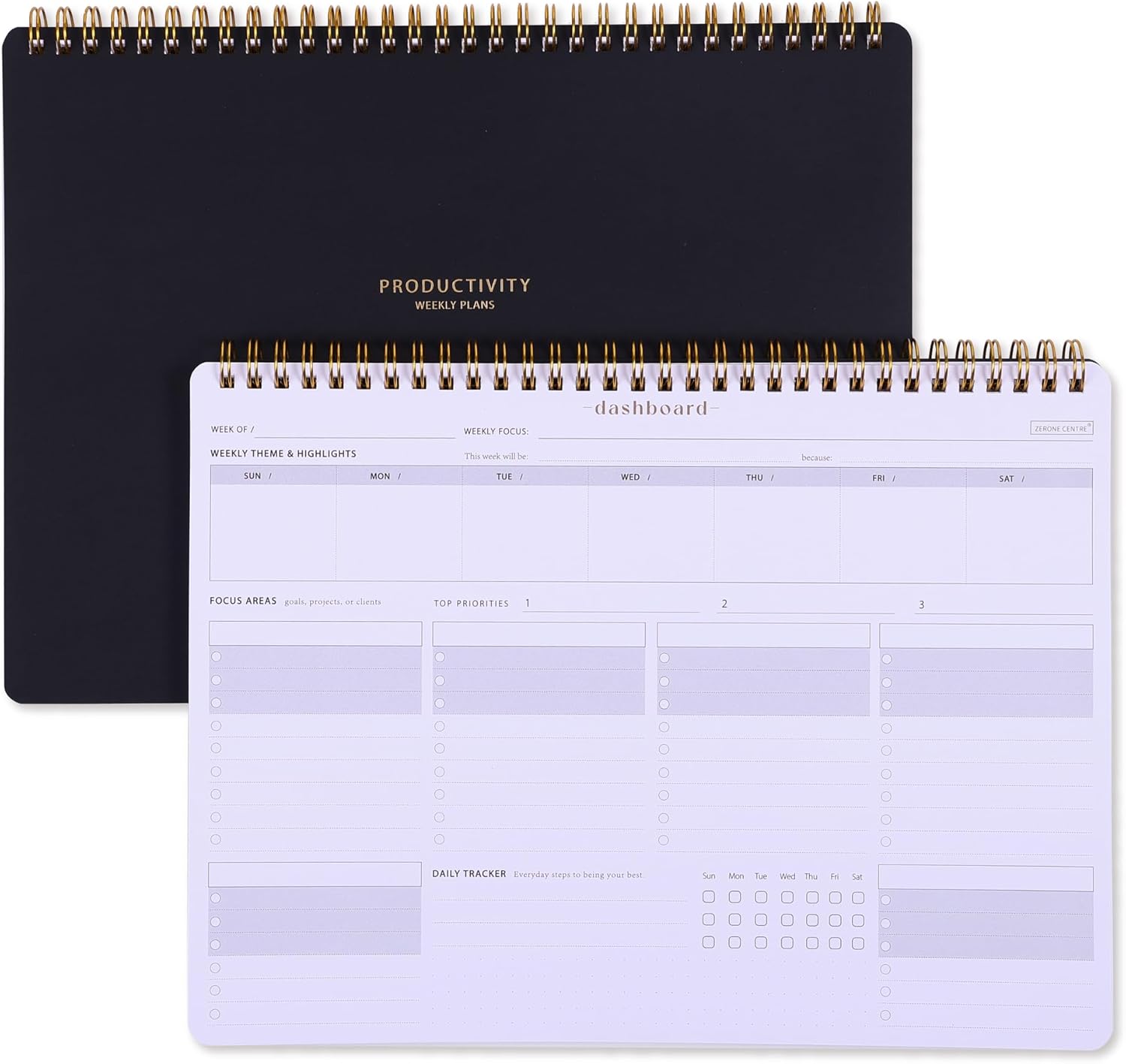 Another great deal on amazon: Sunday Start Weekly Planner with Habit Tracker - 8.5×11" Professional Productivity Tools to Organize Your Daily Tasks, Goals, Projects - Dashboard Desk Pad - ADHD To-Do List Notepad 2