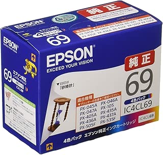 EPSON 純正インクカートリッジ IC4CL69 4色パック(目印:砂時計)
