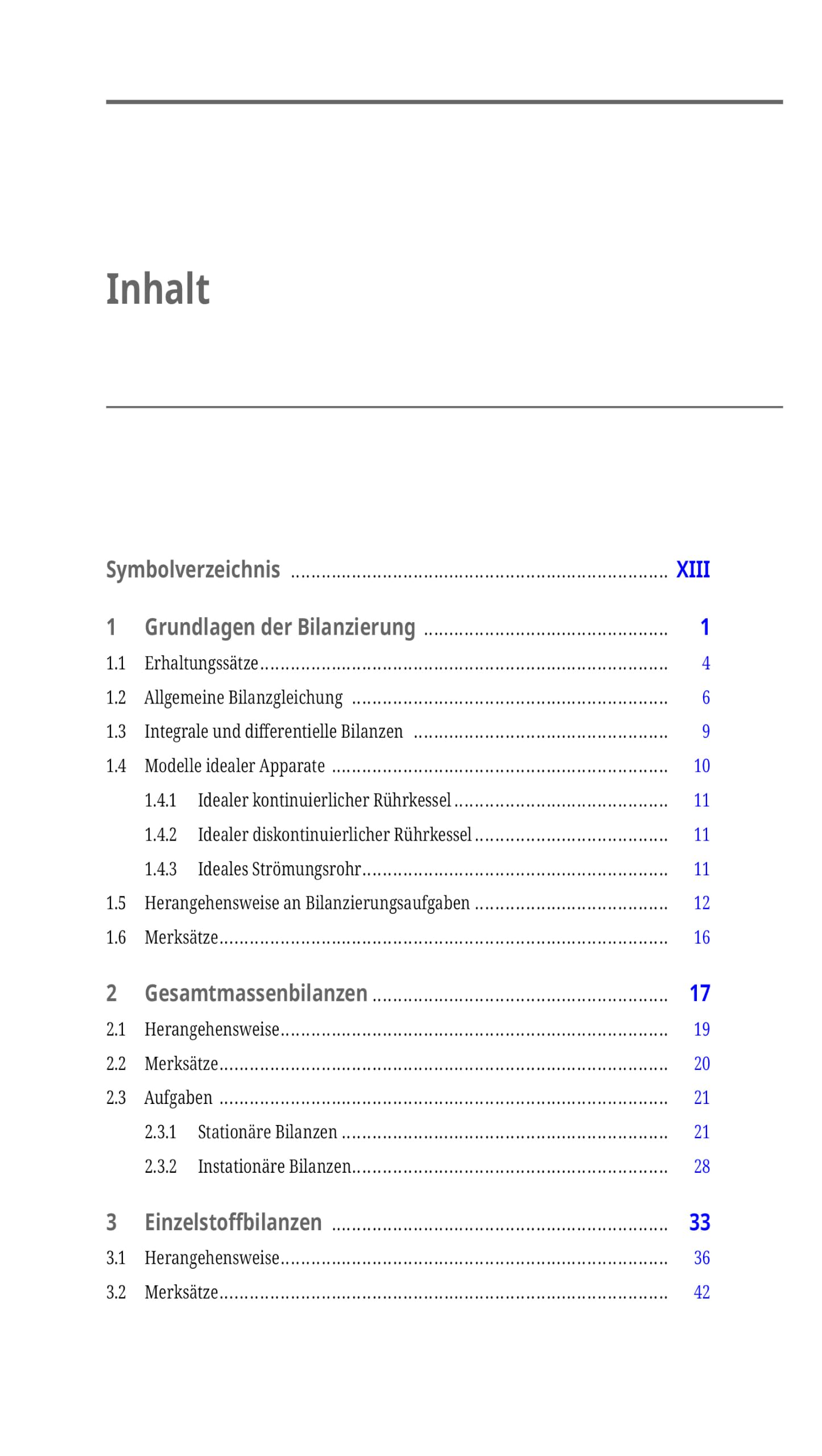 Bilanzierung in den Ingenieurwissenschaften: Massen- und Energieerhaltung - Grundlagen, Aufgaben, Lösungen