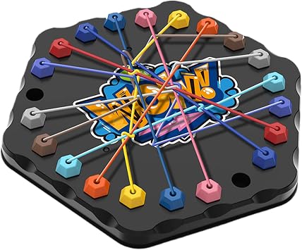 Rope Unlock Battle Game, Interactive Untying Rope Challenge Strategy Board Game, Lacing Untangling Toy Educational String for Kids Adults Fine Motor Skills