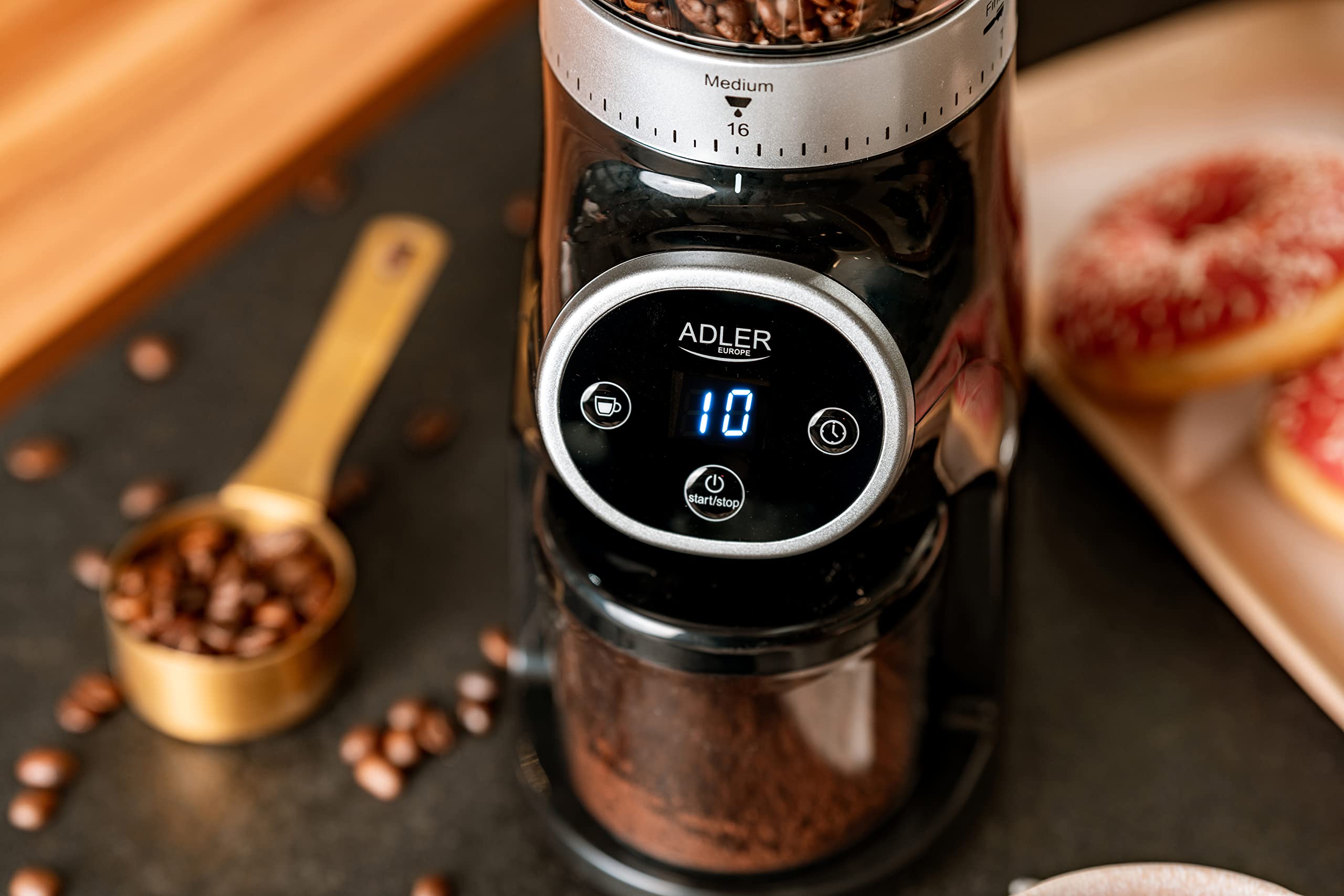 Adler AD 4450 Burr Coffee Grinder 300 W Electric Cone Grinder Grinder