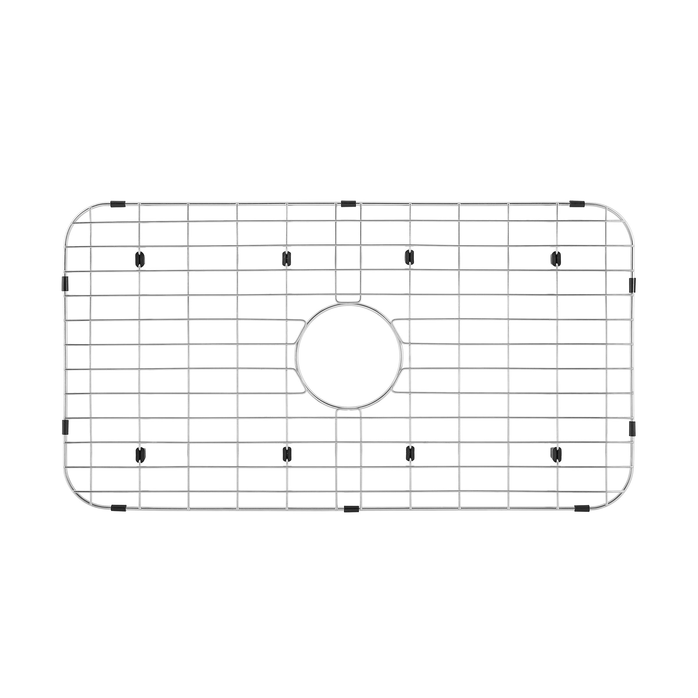 Swiss MadisonWell Made Forever SM-KS247-G, 33 x 20 Stainless Steel Kitchen Sink Grid, Black