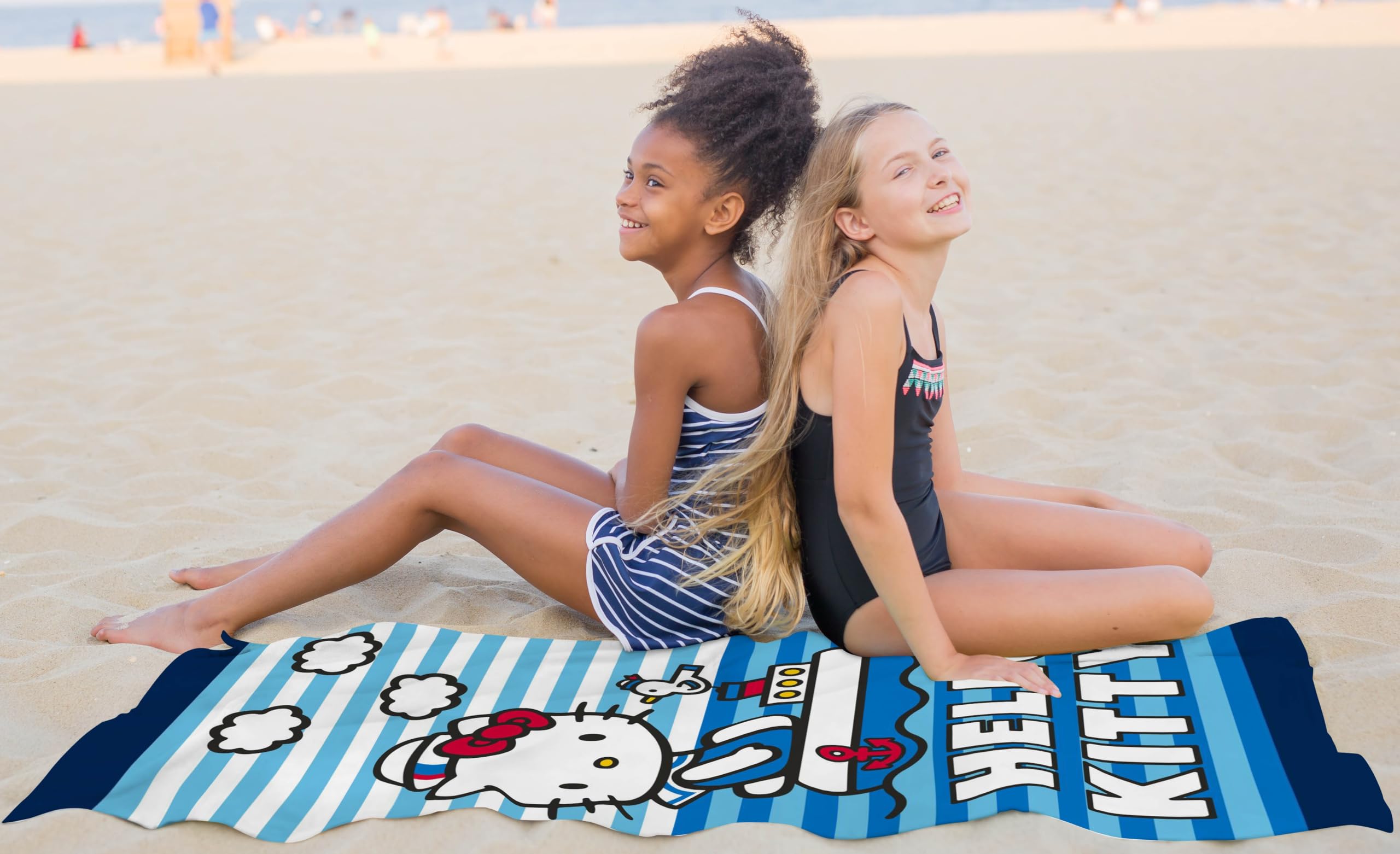 Hello Kitty ビーチタオル Amazon.co.jp: Northwest ハローキティ ピンク ビーチタオル 27