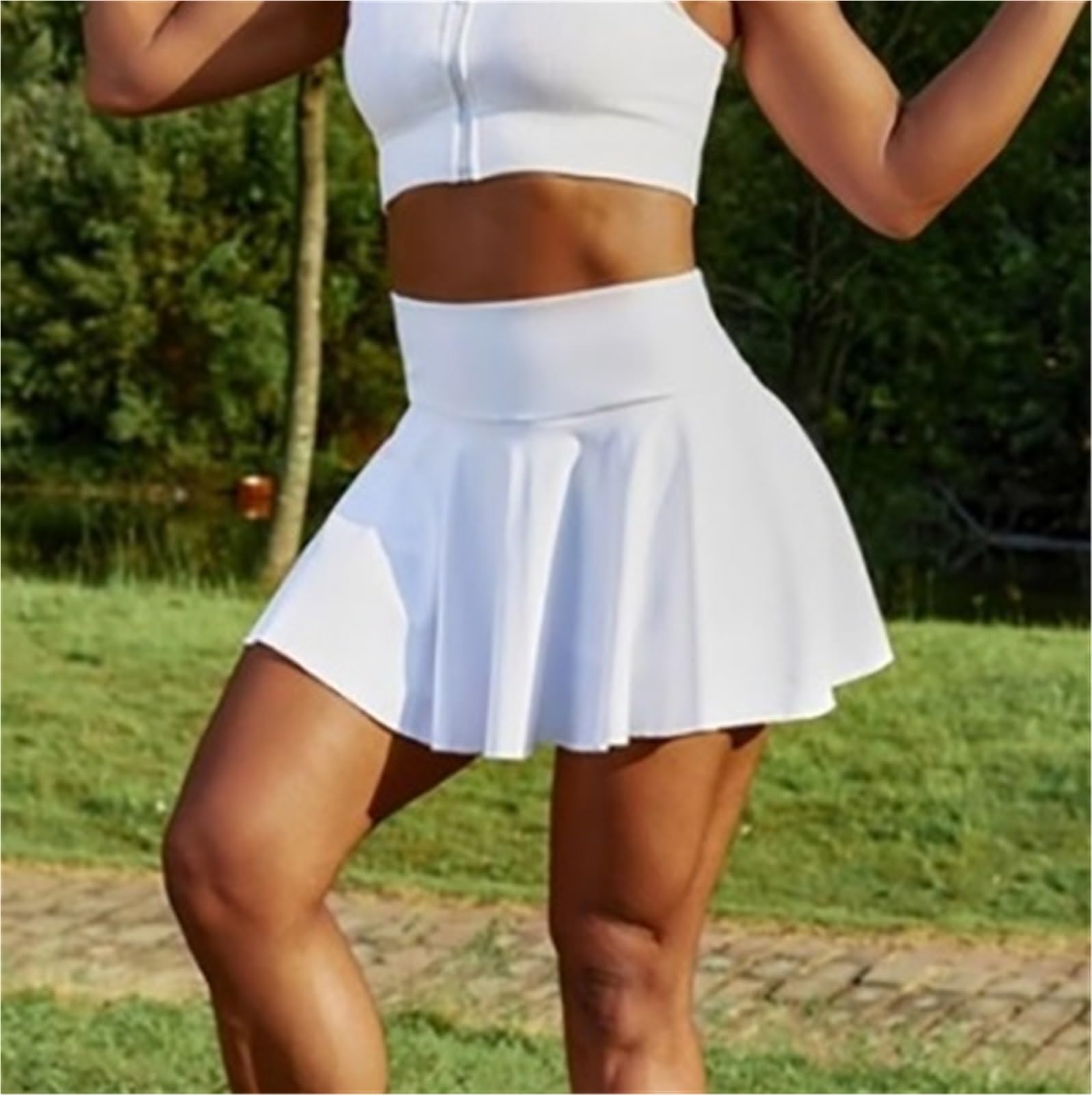 Falda de Tenis poliéster for Mujer con Bolsillos