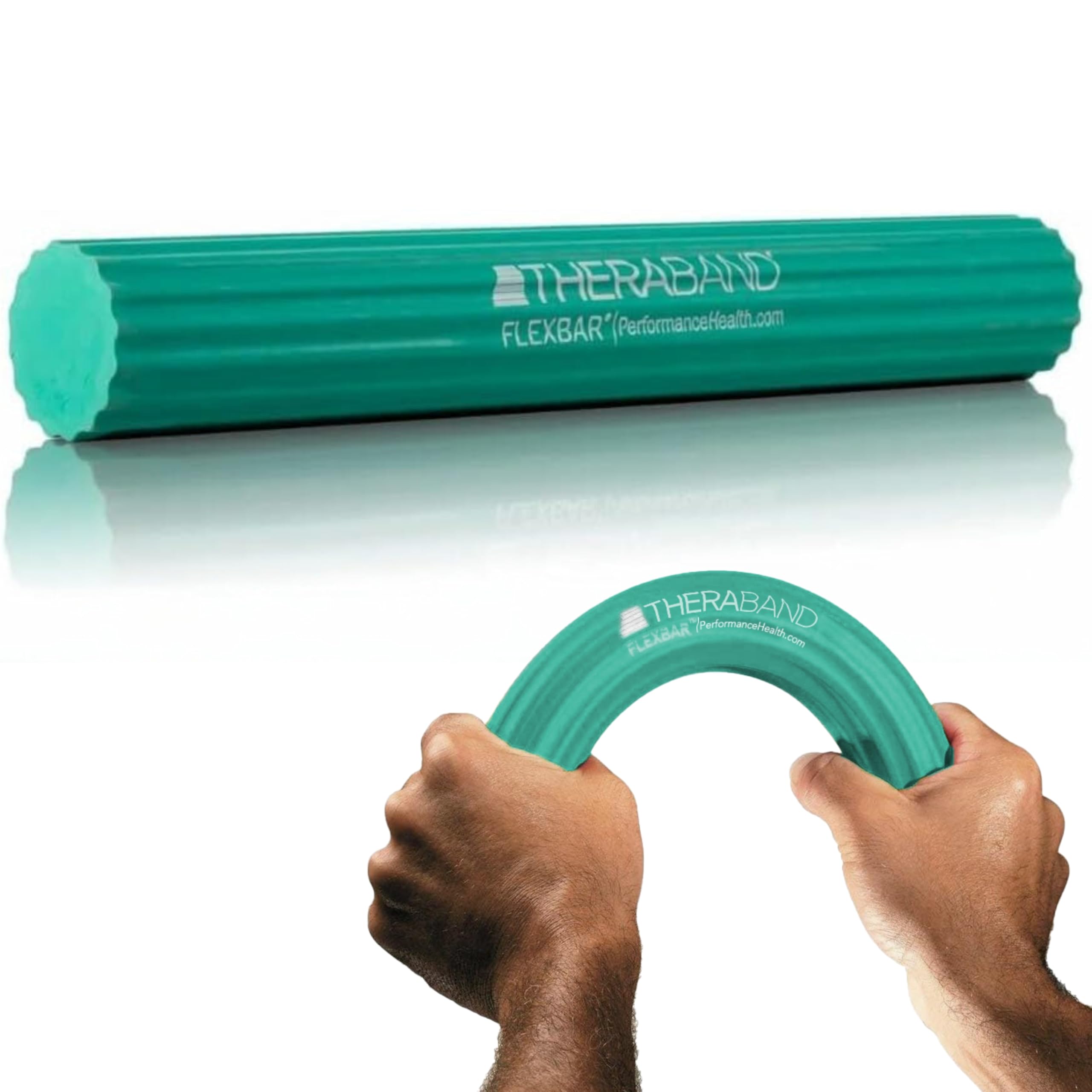 THERABAND FlexBar Resistance Bar – Pain Relief for Tennis Elbow and Golfer’s Elbow – 12 Inch Durable Flex Bar for Strength and Grip – Portable and Easy to Use