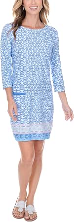 Cabana Life Shift Dress, UPF 50+ Sun Protection Casual Dress, Boat