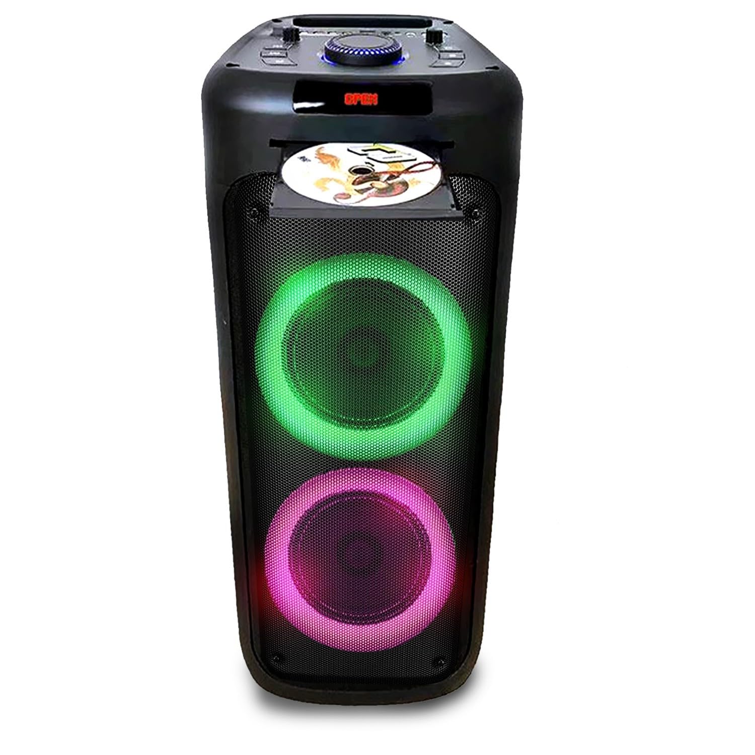 BM SONIC MS06-CD-XXL Enceinte 1000W Lecteur CD Bluetooth Karaoké