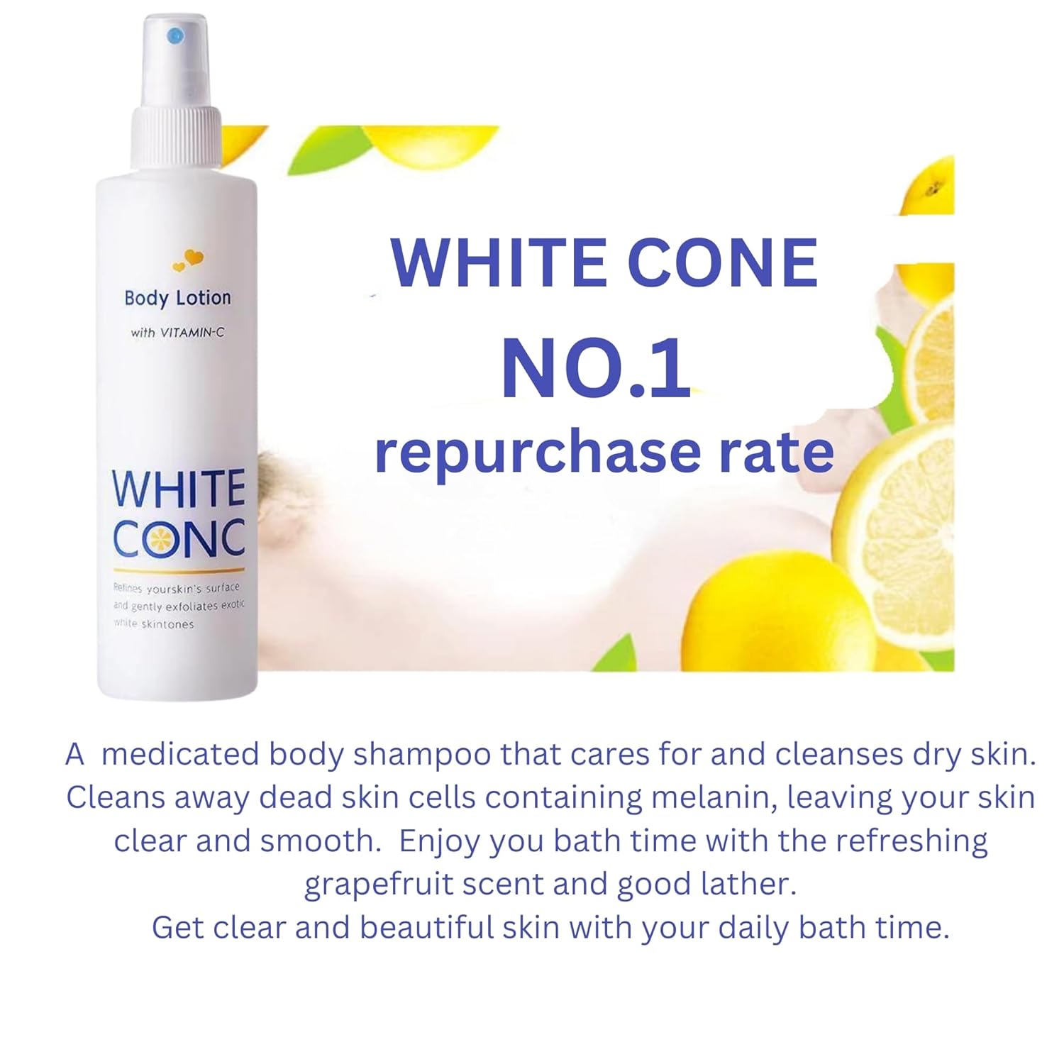 Vitamin C Moisturizing Body Lotion Spray, Japanese Hydrating Body Moisturizer for Dry Skin for Women & Men, Nourishing Skincare 8.2 oz - Image 4