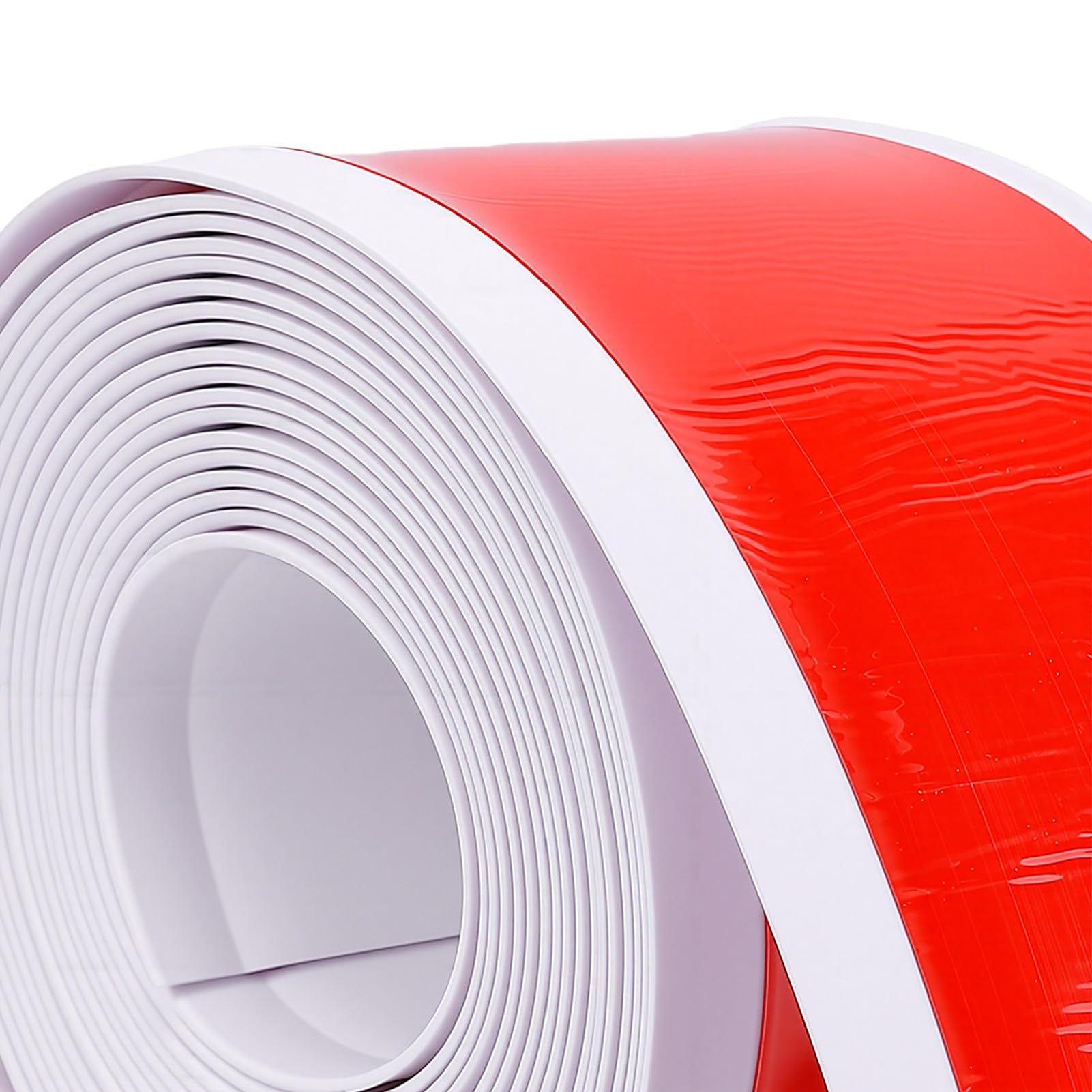 Samoprzylepne Elastyczne Listwy Przypodłogowe z PVC | 3,94in x 19,69ft listew podłogowych do kuchni i łazienki do przyklejenia