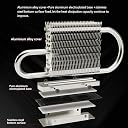 Thermalright HR09 2280 PRO SSD Heatsink Cooler, Double-Sided Heat Sink Cooling, with Thermal Silicone Pad for M.2 SSD PC and Computer Cooler,Desktop 2280 SSD Cooling gallery image