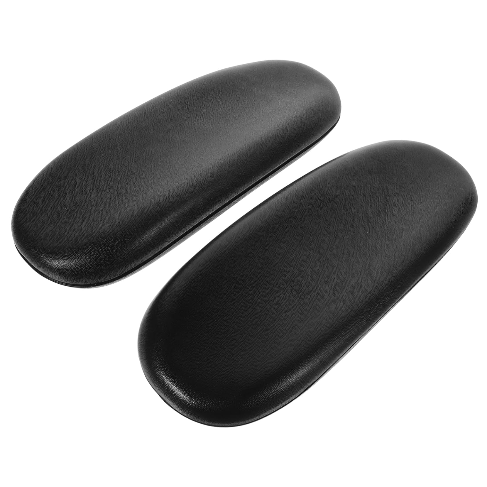DOITOOL Cojín Reposabrazos Silla P07-1, PU Negro, 2uds