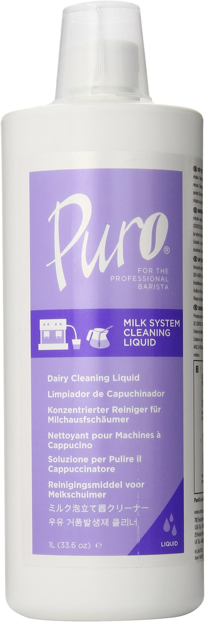 Urnex Puro Liquid Dairy Cleaner, 990ml