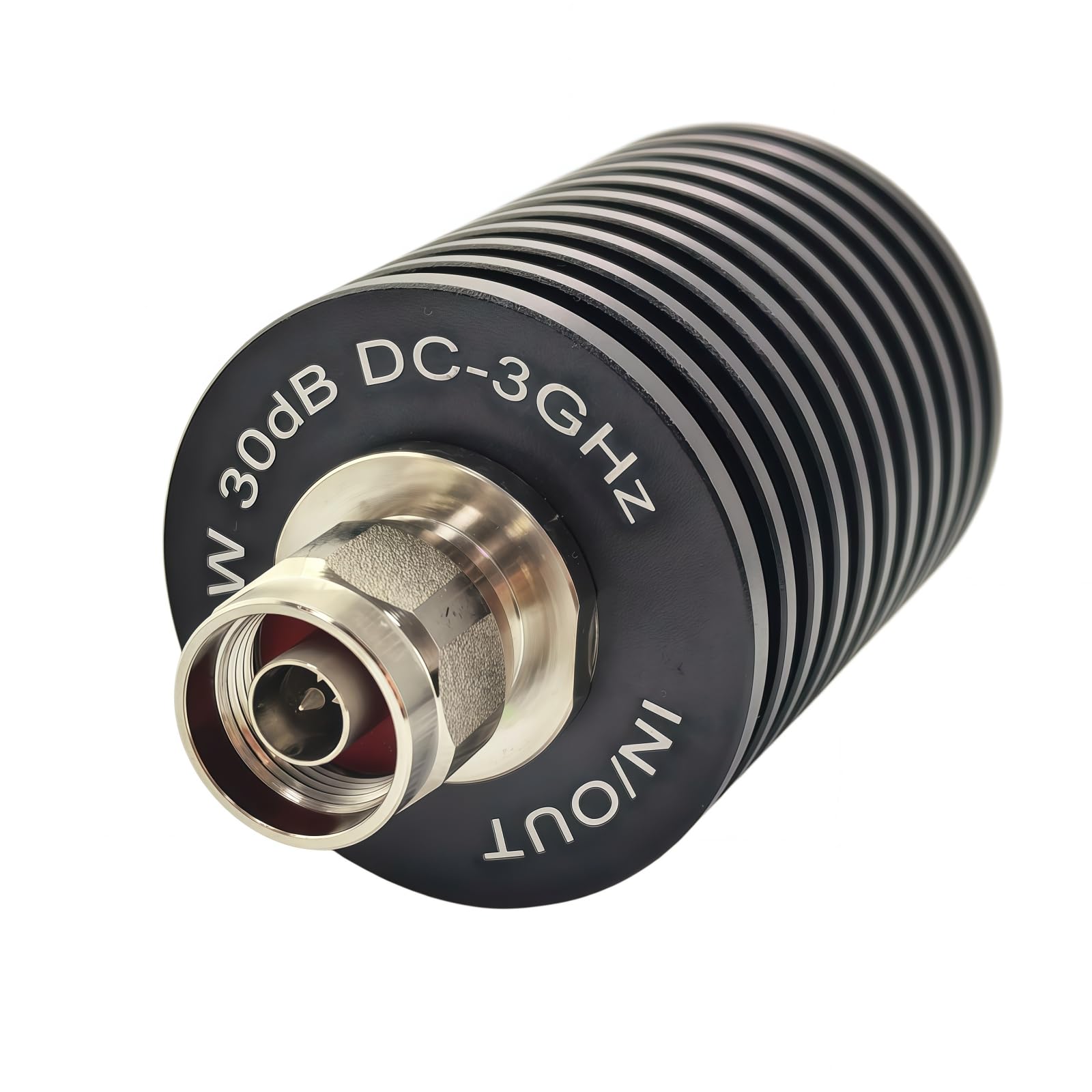 BECEN Attenuatore fisso 30db 50 Watt DC a 3GHZ 50W N tipo maschio a femmina