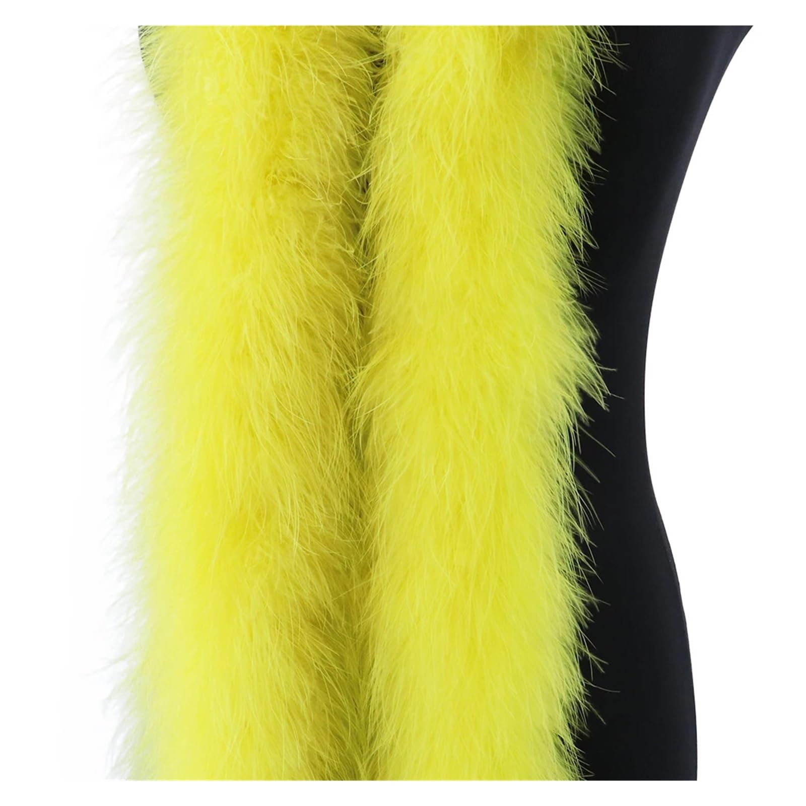 Bunte Federboas Flauschige Marabu-Federboa for Hochzeit, Party, Kostüm, Basteln, Bühnendekoration, Flauschige Federboas, DIY-Federn(Color 9,50G)