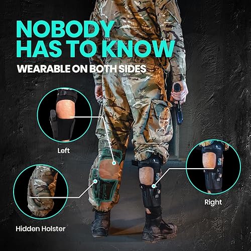 Miniatura 5 de LPV - Funda de tobillo para hombres y mujeres, versión mejorada, cómoda y duradera, compatible con Glock 43 26 19, Ruger LCP, SIG P365, Springfield,