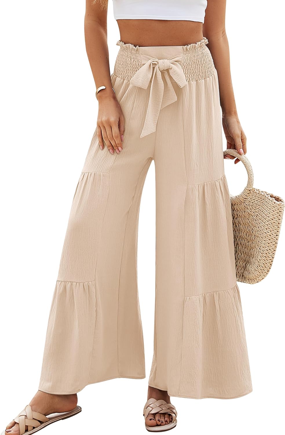 Blooming Jelly Women Casual Pants Wide Leg Trousers Maldives Ubuy