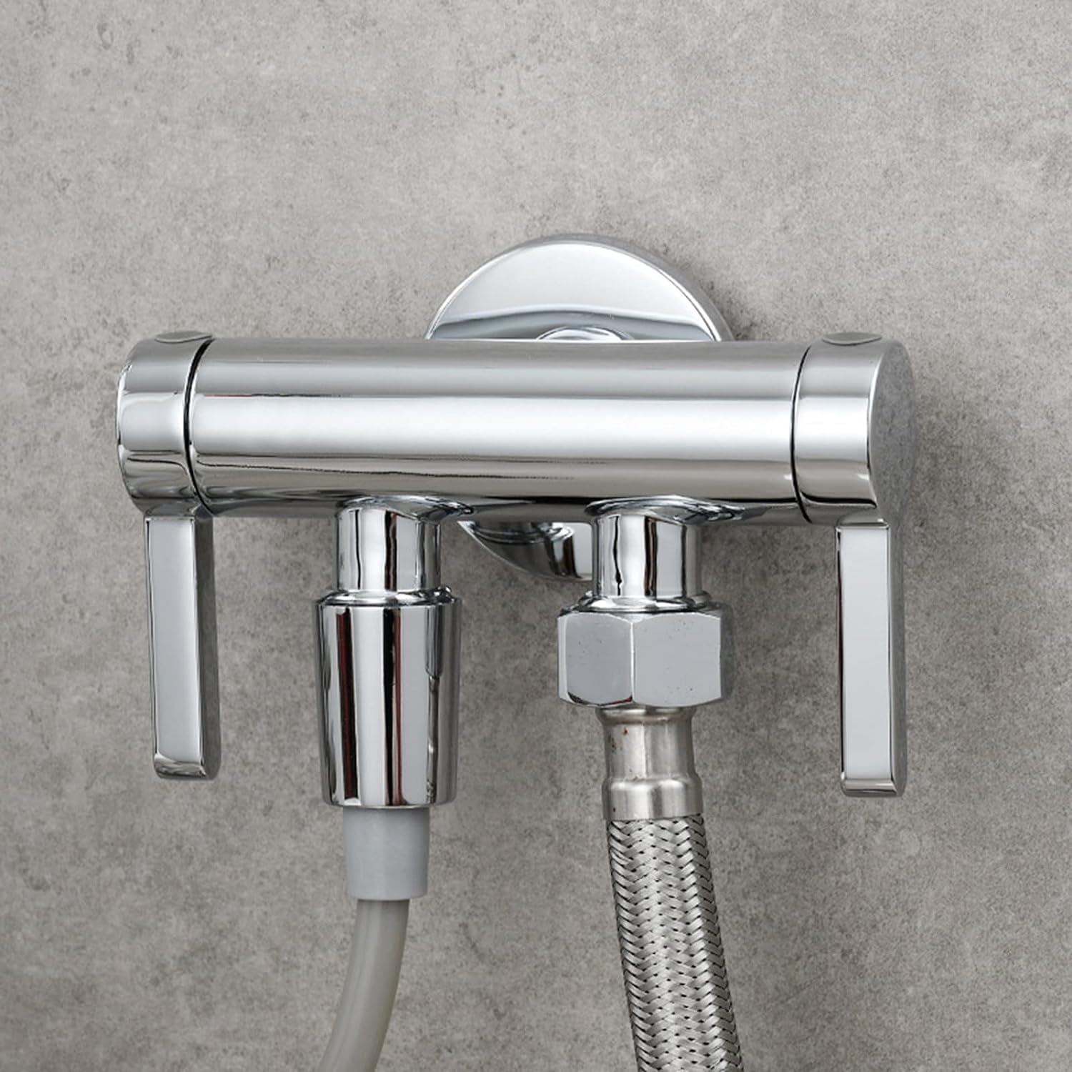 Toilet Shower Kit Stainless Steel Handheld Bidet Sprayer Hand Shower Bidet Diaper Sprayer, Personal Hygiene and Bed Toilet Sprayer,Brushed Gold,01 Plated