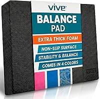 Vista 1 de Vive Almohadilla de equilibrio – Esterilla de yoga grande de espuma para terapia física, entrenamiento de estabilidad, ejercicio de rodilla