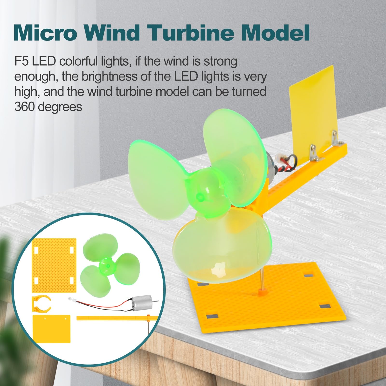 Nuovo Micro Motore 2V-22V 3000rpm Per Alternatore Turbina Fai Da - Foto 13