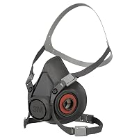 3M Mehrweg-Halbmaske 6300L (Maskenkoerper ohne Filter Groesse L) Atemschutzmaske