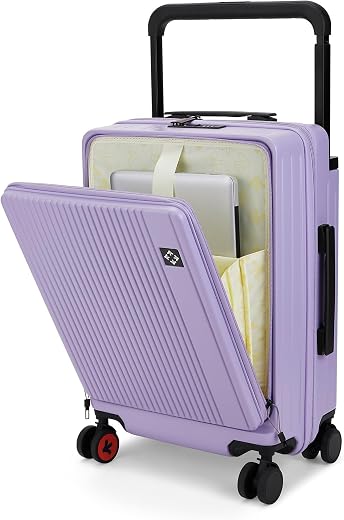 Nasher Miles Silicon Valley Hard-Sided Polycarbonate TSA Lock Cabin Luggage with Laptop Compartment 20 inch | 55cm | 8 Whe...