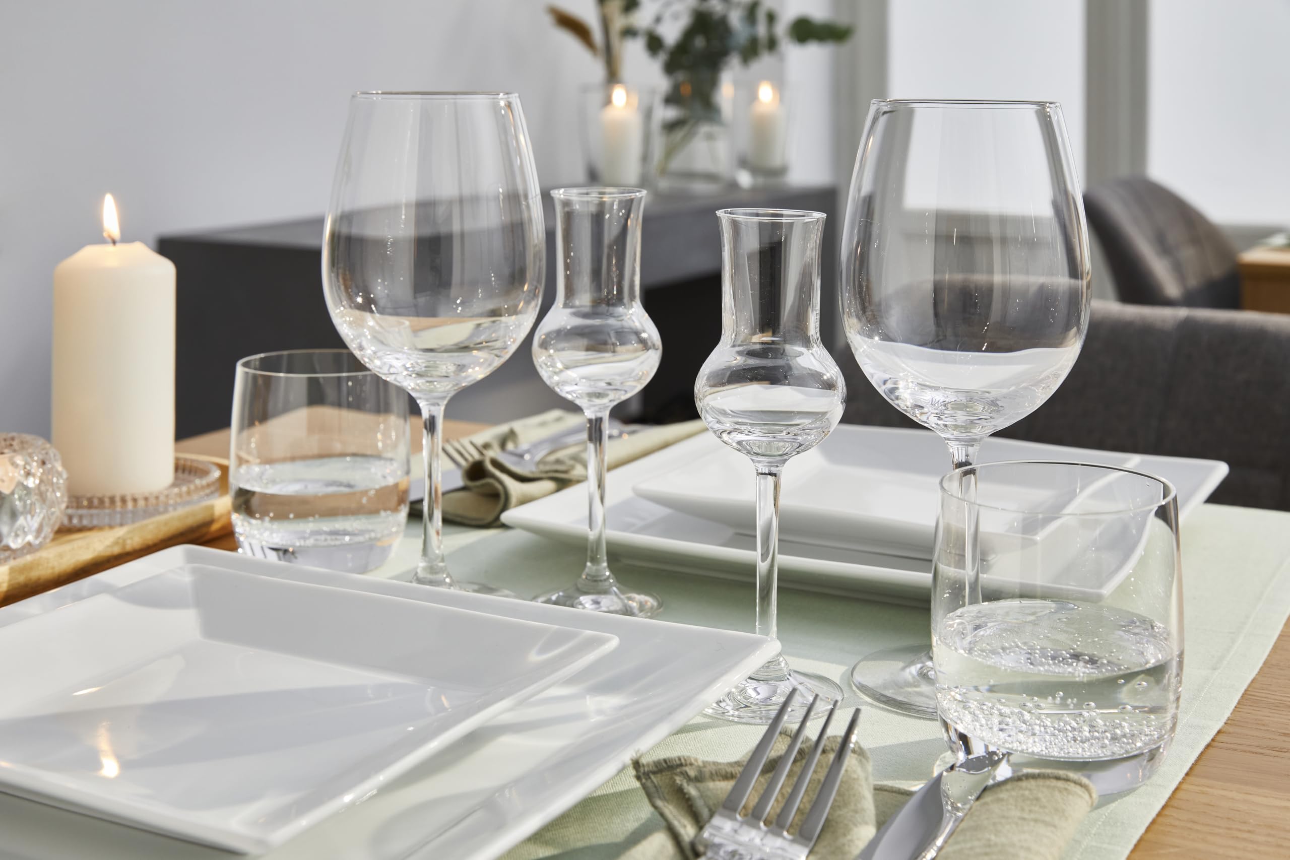 METRO Professional Verre à grappa Aveiro, verre en cristal, 9 cl, 6 pièces