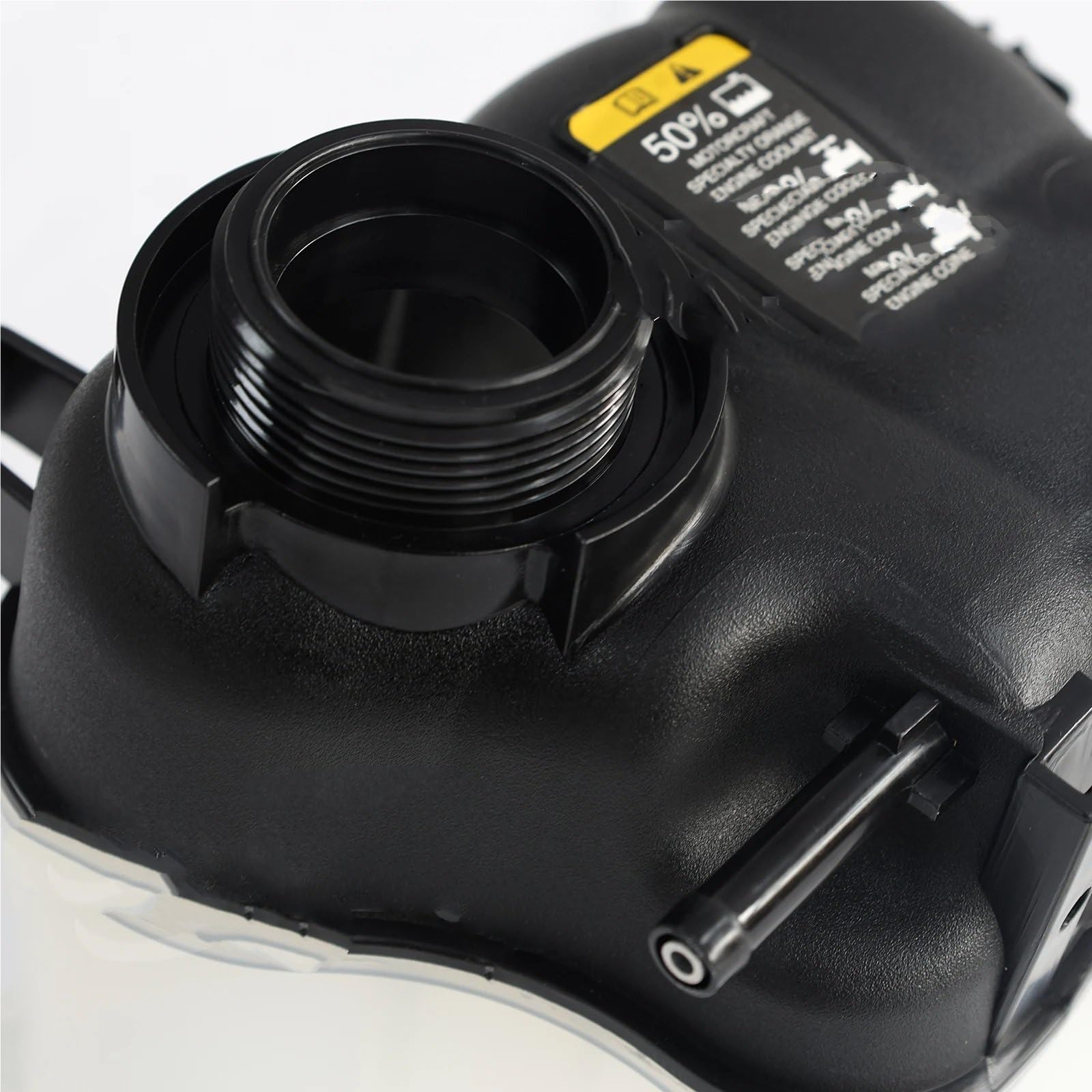 Depósito de expansión Tanque de refrigerante, depósito de expansión de rebose del radiador del motor, botella con tapa, compatible con Ford Explorer AG1Z8A080S