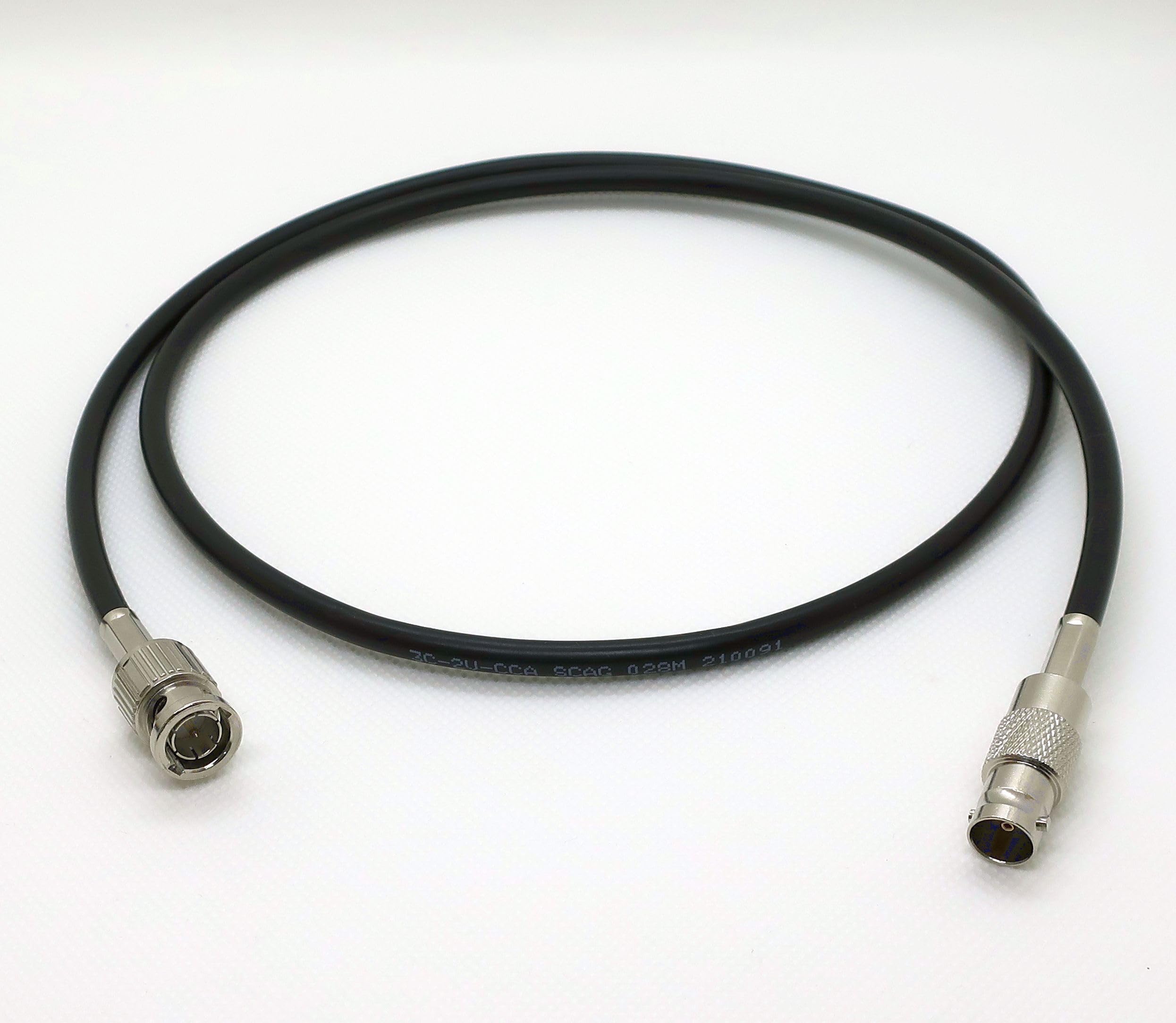 Amazon | BNC延長ケーブル 3C2V 75オーム 5m BNC(オス)-BNC(メス) BNC 