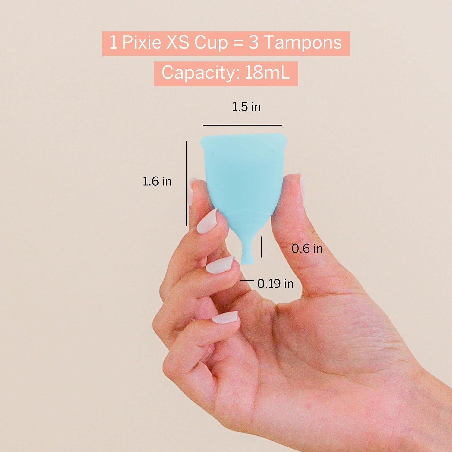 XS Soft Menstrual Cup - Ranked 1 for Most Comfortable Reusable Period Cup - Buy One We Give One - Includes Ebook Guide, Cleaning Wipes, Lube, & Storage Bag - Tampon and Pad Alternative