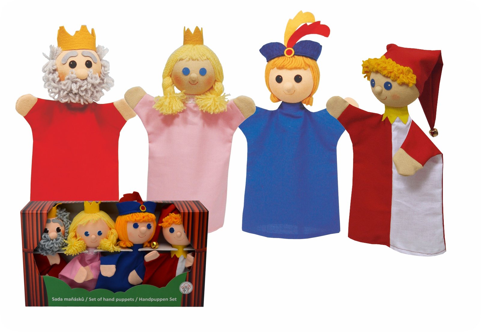 ABA (ABAX5)71202 ABA King's Court Hand Puppet Box, 9 x 19 x 34 cm, Multi-Color