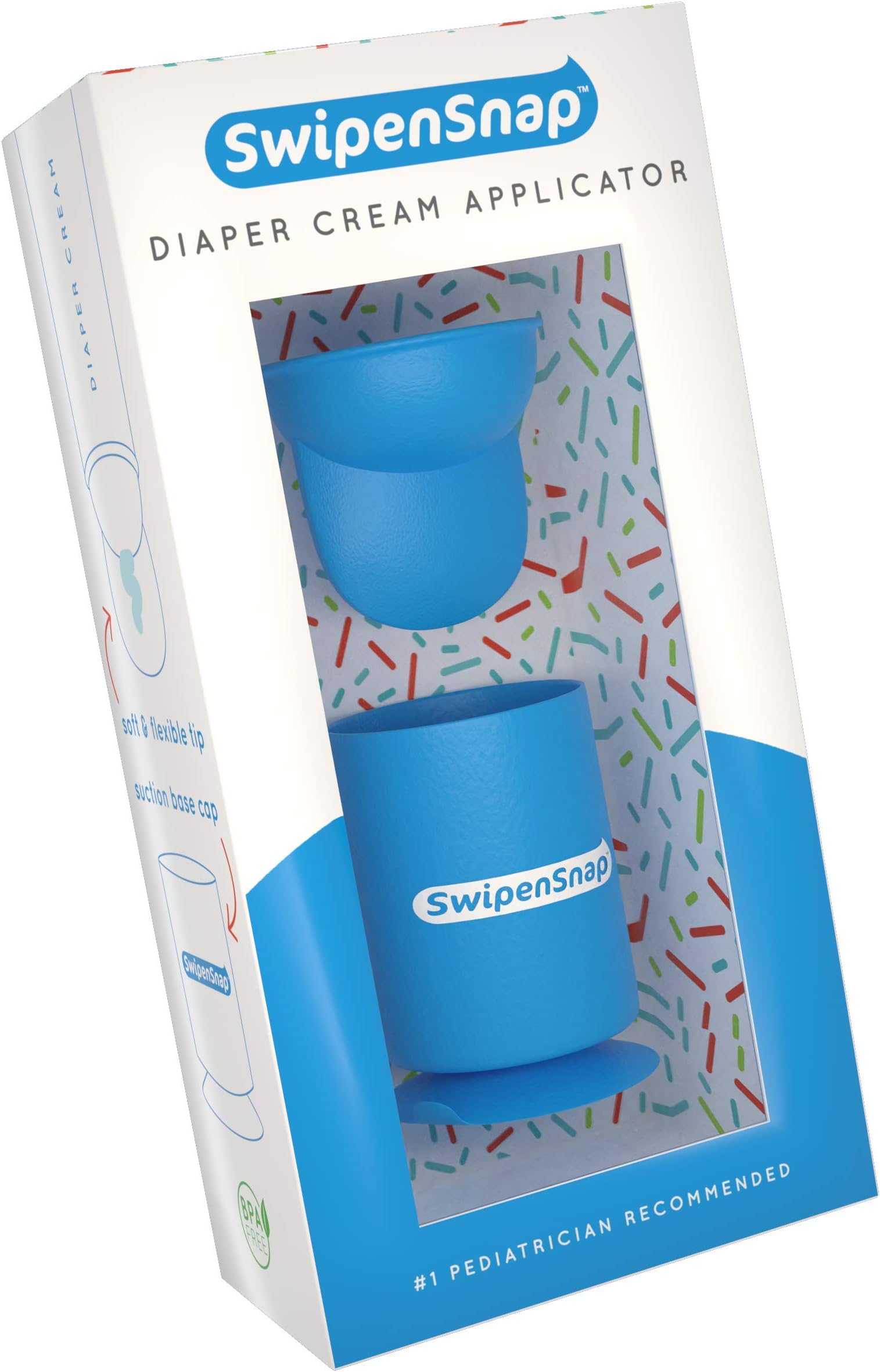 SwipenSnap™ One Hand Diaper Cream Applicator - For Desitin Diaper Cream Tube