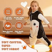 Vista 4 de MICHLEY - Saco de dormir para bebé con pies, manta de invierno y primavera para bebés