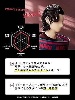 スタイリング剤 maru Amazon | MARO(マーロ) パーフェクト スタイリングジェル