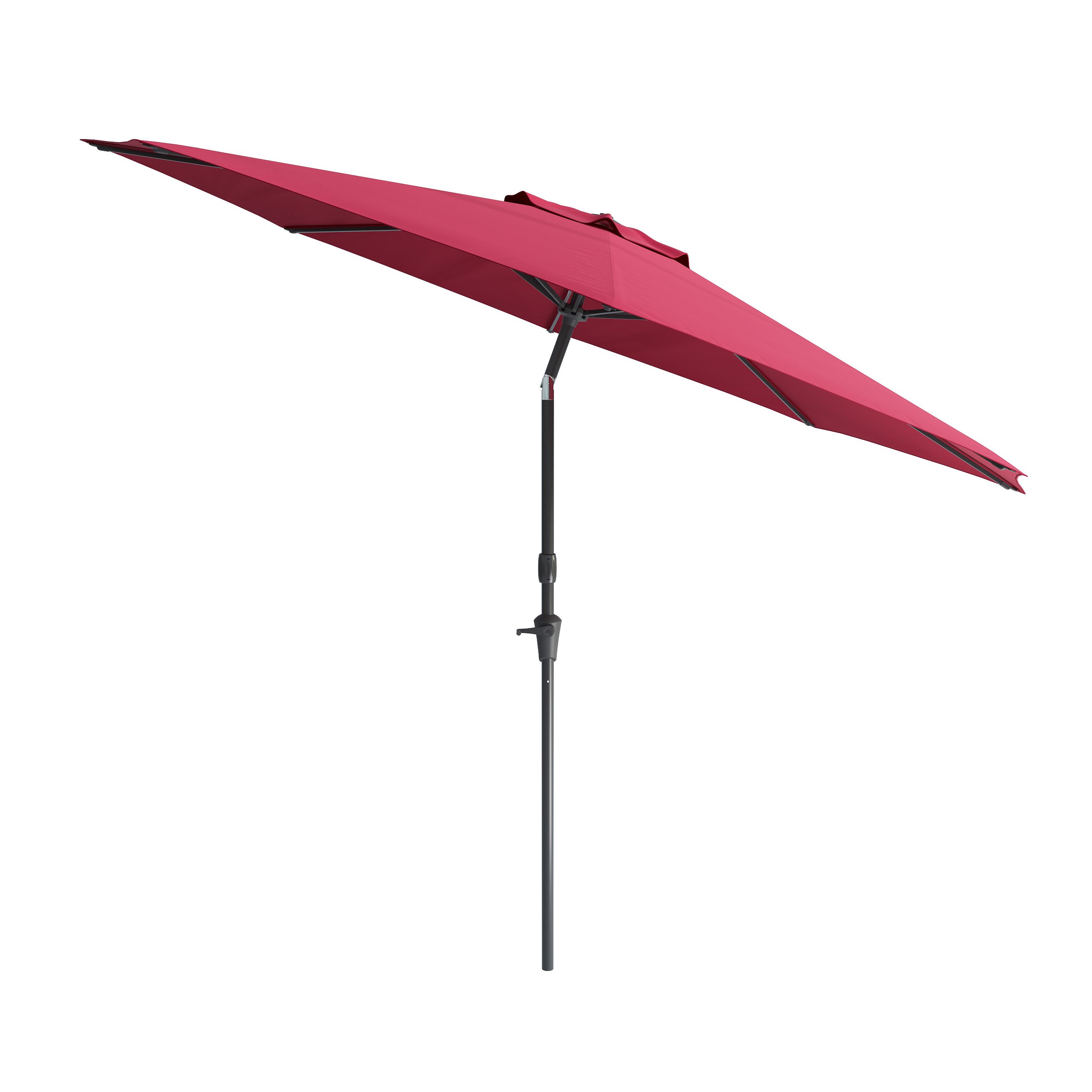 Sonax Corliving Wind Resistant Tilting 10 Patio Umbrella In Red Amazon Co Uk Garden Outdoors