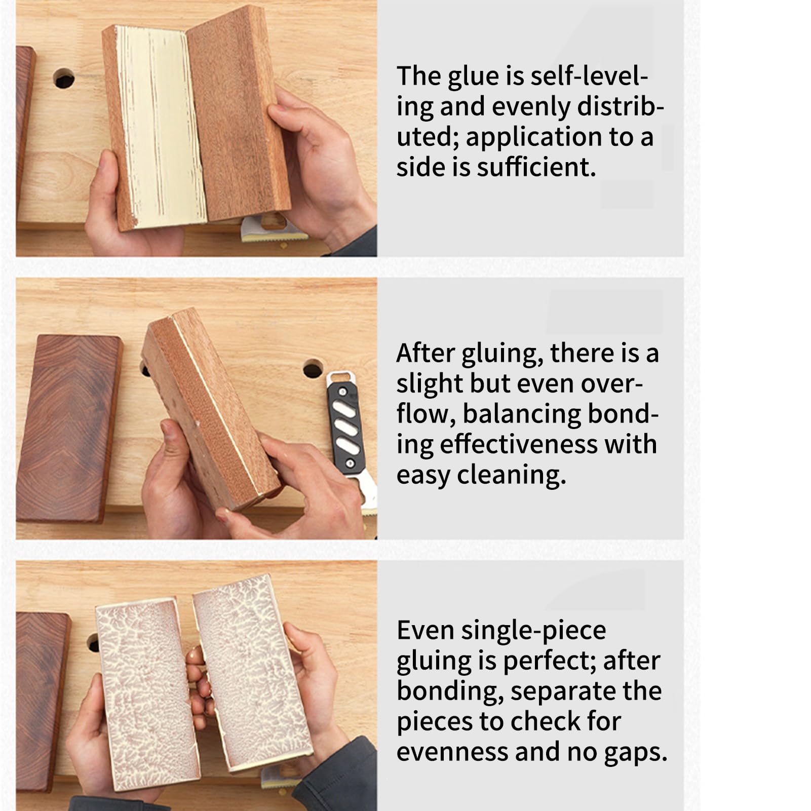 Rullo per colla per legno Erogatore adesivo legno | Rullo applicatore per colla per mobili, falegnameria, artigianato, incisione, riparazioni all'aperto, cartone