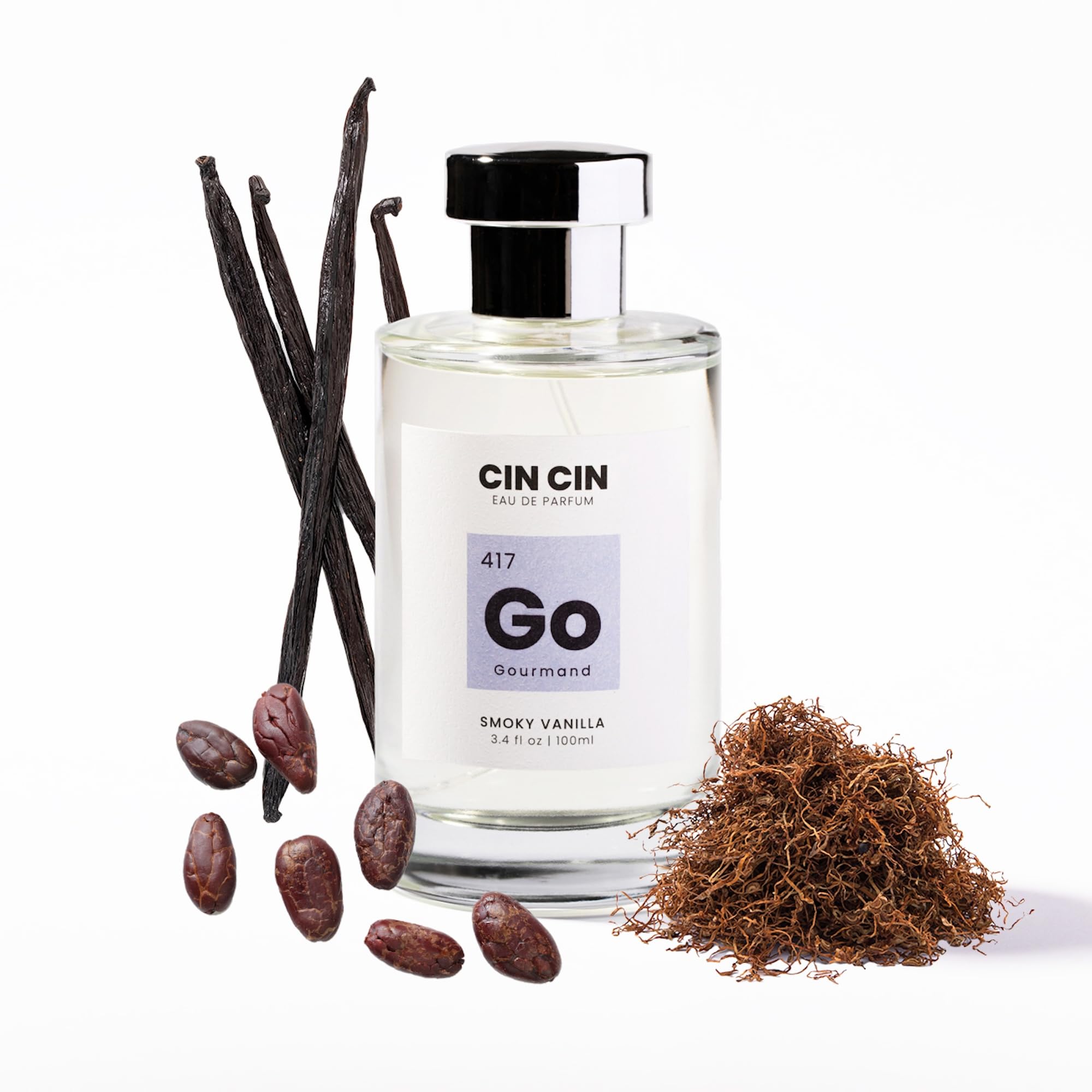 Amazon.com : Cin Cin Smoky Vanilla - Gourmand 417 EDP 100ml Inspired by  T.F's Tobacco Vanille - Long-Lasting Tobacco Vanilla Dupe Perfume for Men &  Women