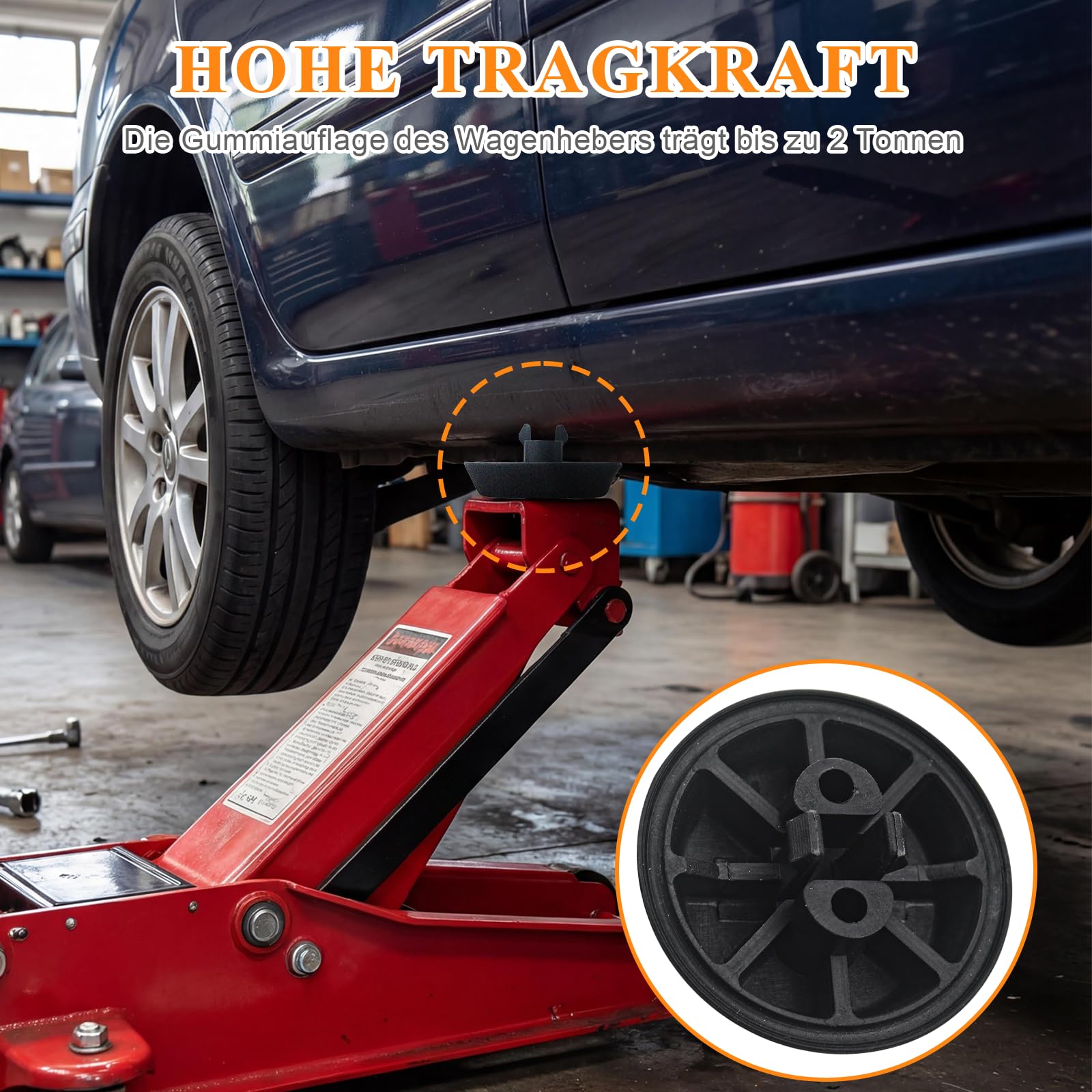 4 Stück Wagenheberaufnahme Hebebühne Stopfen Adapter Wagenheber Gummiauflage für BMW E36 318 323 325 M3 Wagenheber Aufnahme Adapter Jack Pad 51711960752