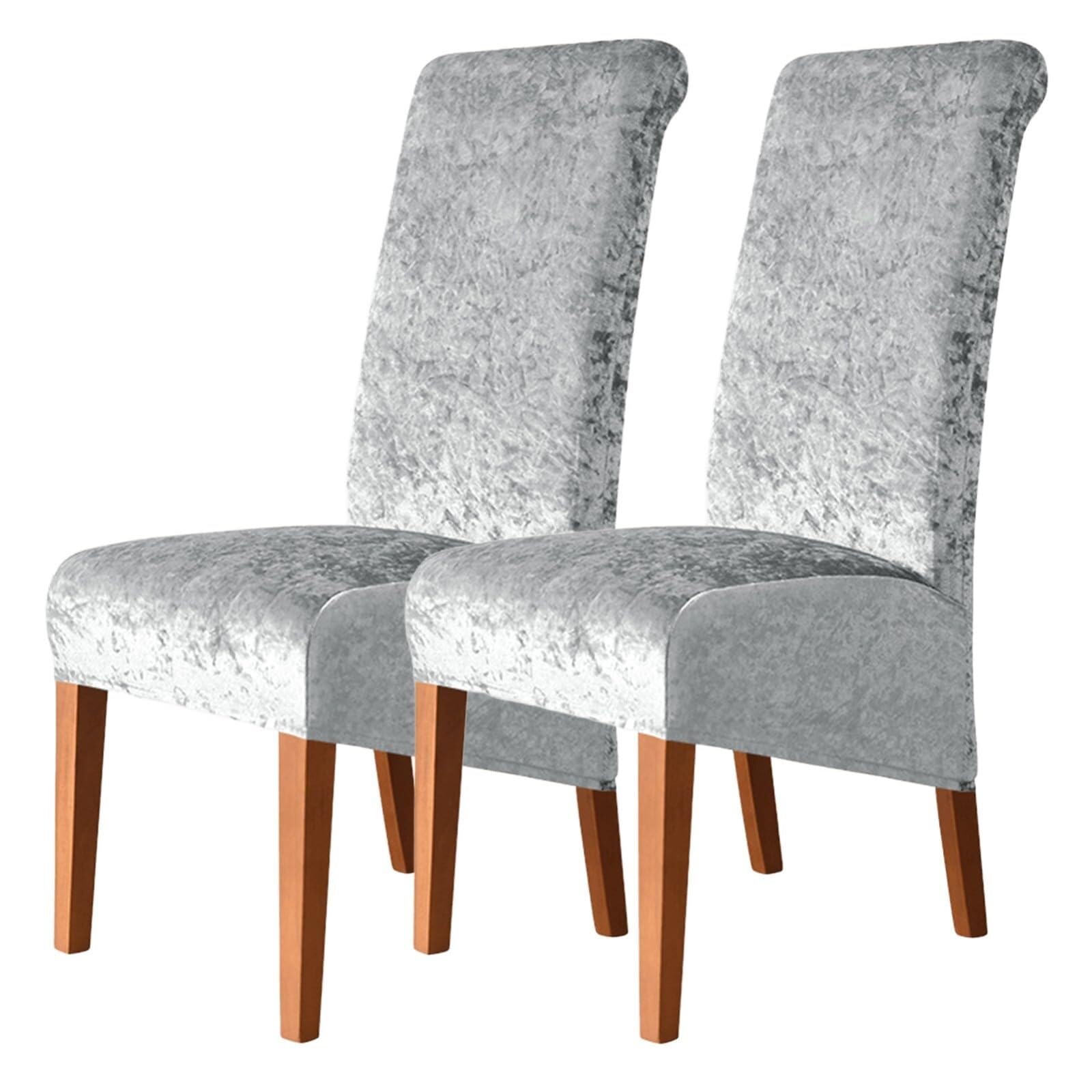 NMVAWIPT Dining Chair Covers, Stretch High-Back Room, Universal Fit Slipcovers With Elastic Bottom, For Restaurant Living Banquet(25#,2Pcs)