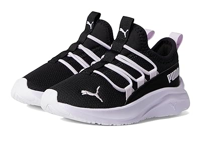 PUMA Kids Softride One4All Slip On (Little Kid) Kids Shoes Puma Black-Lilac Frost : 10.5 Little Kid Medium, Synthetic
