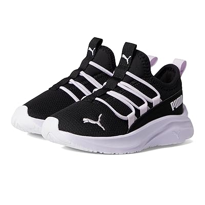 PUMA Kids Softride One4All Slip On (Little Kid) Kids Shoes Puma Black Lilac Frost
