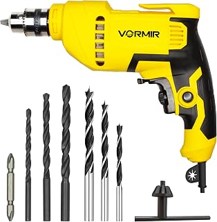 VORMIR VR ED06-91 Electric Drill, 400W, 2800 RPM, 10mm Chuck, Variable Speed, Forward/Reverse for Wood & Metal